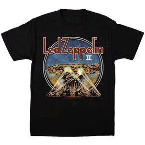 Led Zeppelin LZII Searchlights Rock Band Music Fan Gift Graphic T Shirt 159